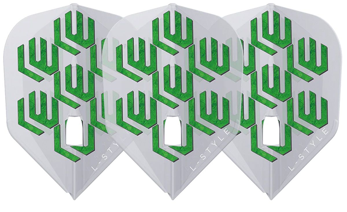 L-Style Champagne Flights Pro Lukas Wenig Clear White L3 Shape Flights