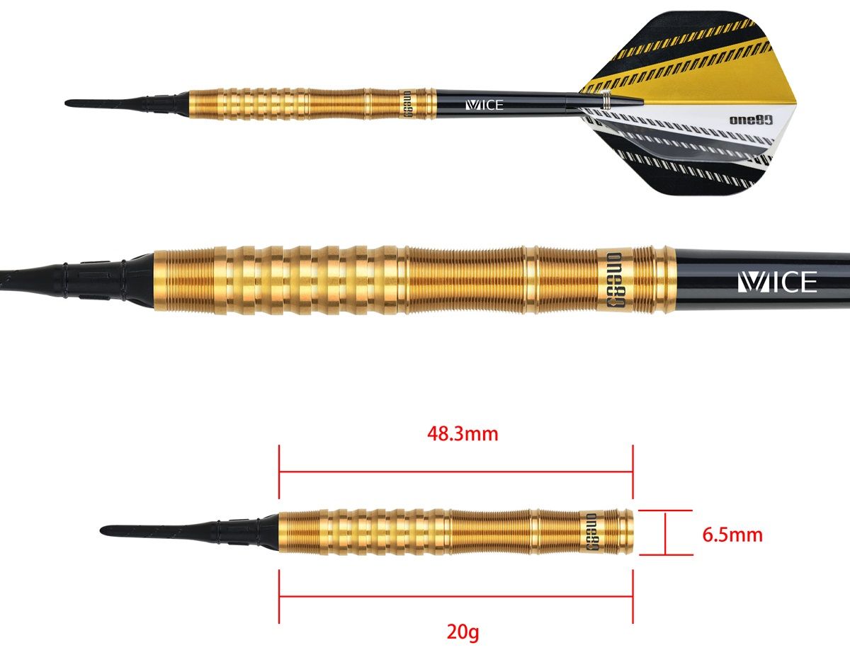 ONE80 Dave Ladley Softdart 20 Gram Softdarts | ON9448