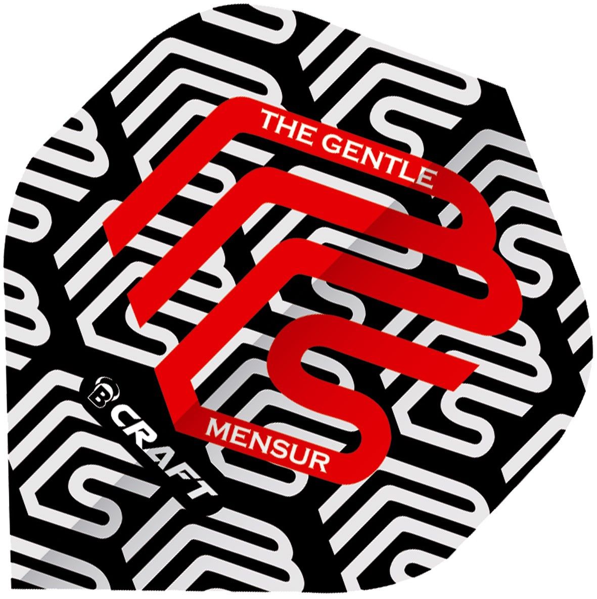 BULL'S B-Craft Flights Mensur Suljovic A Standard Black/Red Flights