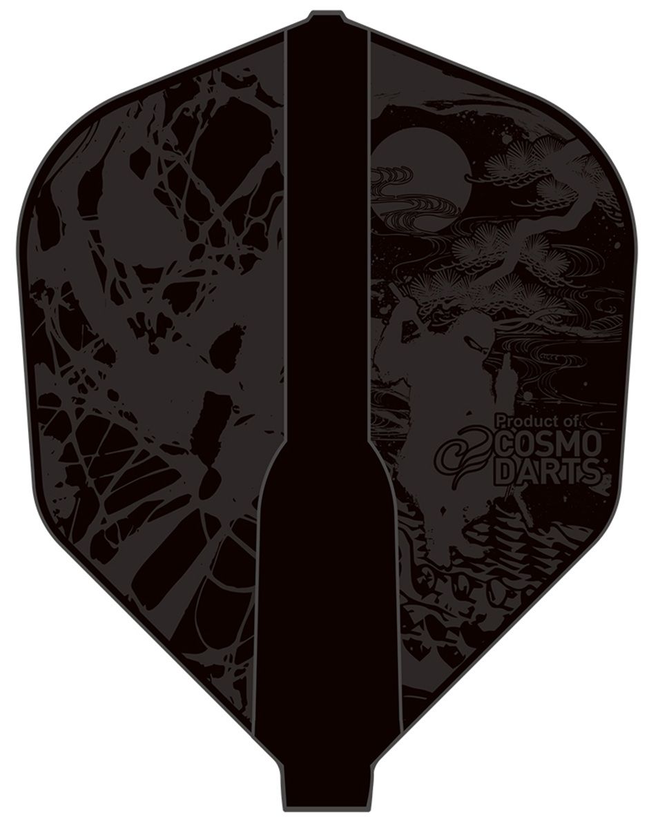 Cosmo Darts Fit Flights Printed Series Stealth 3 Shape Flights