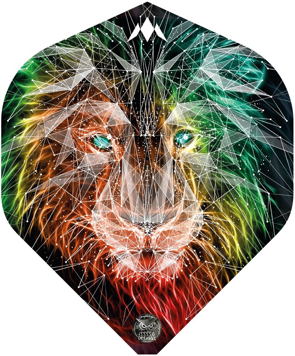 Mission Solo Dominik Grüllich Dart Flights 100 Micron Standard No2 Flights