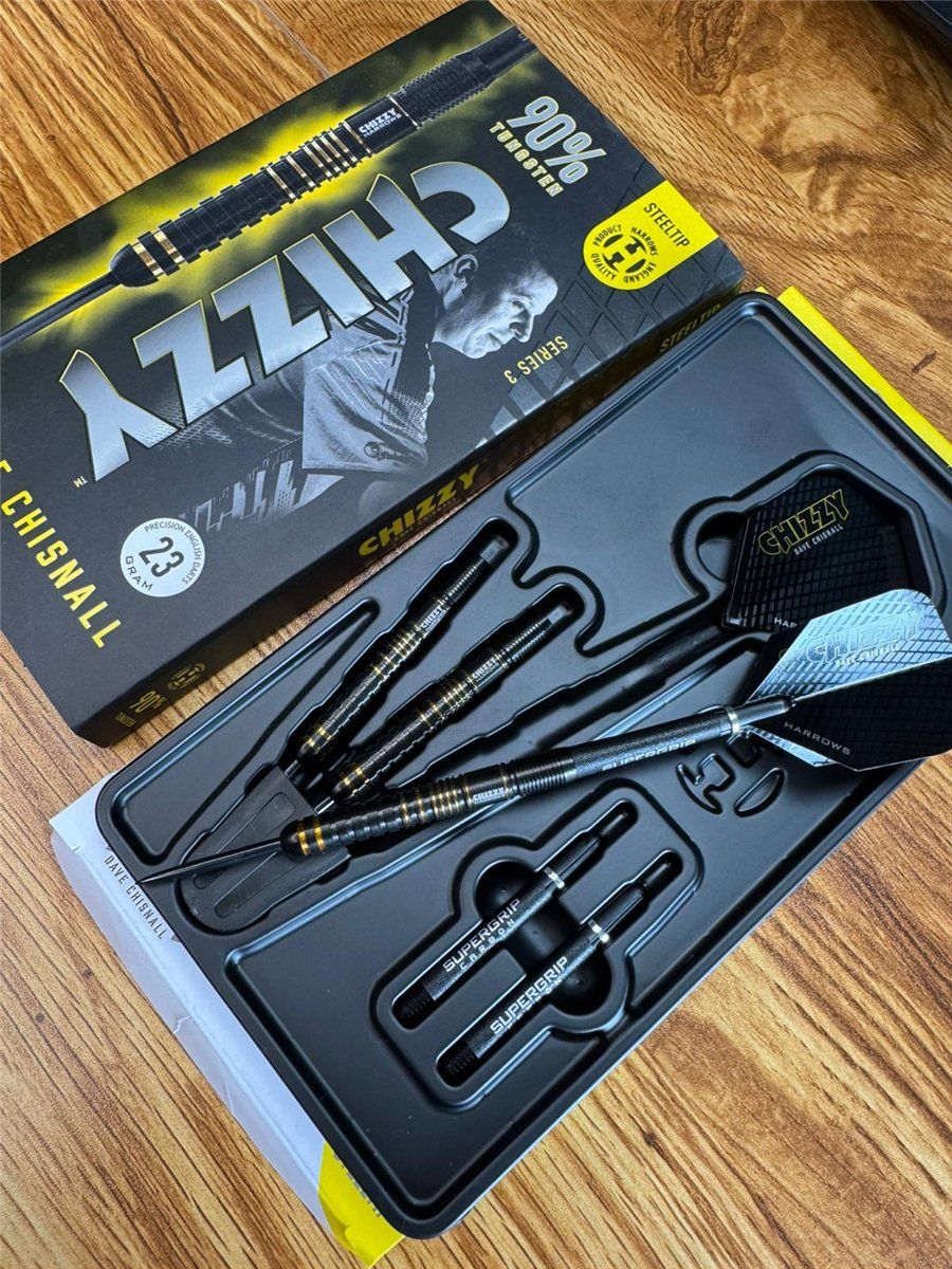 Harrows Dave Chizzy Chisnall G3 90% Steeldarts 23 Gramm Steeldarts