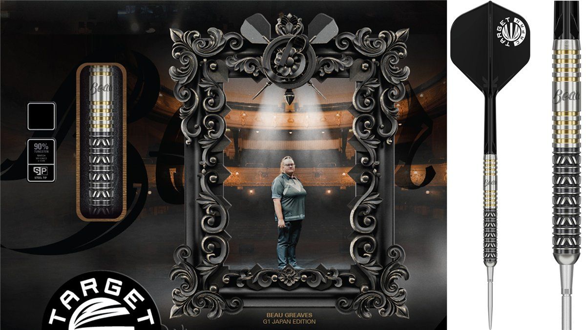 Target Beau Greaves Japan Edition Swiss Point 90% Steeldarts 22/23 Gram Steeldarts