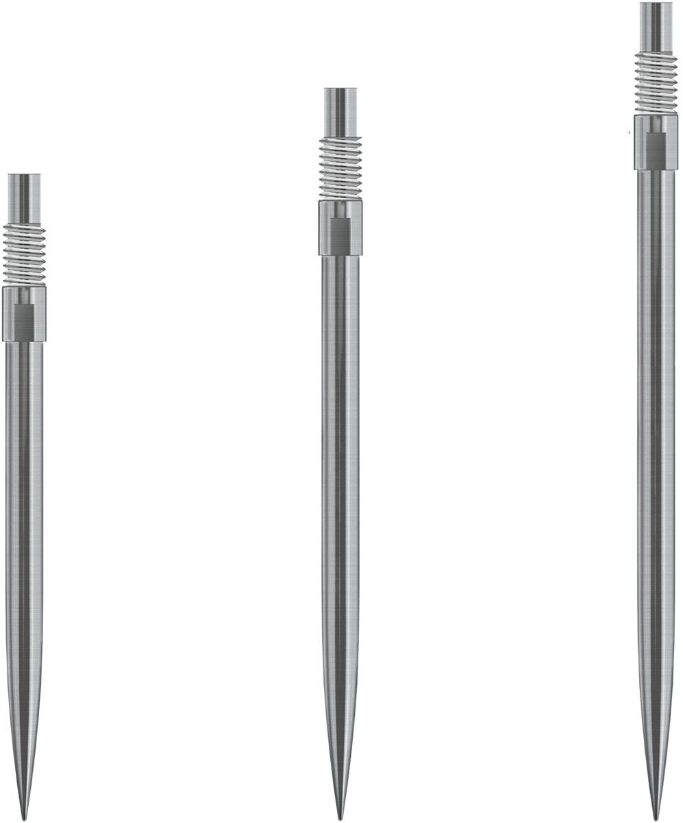 Harrows Quick Points 30/35/40 mm Silver/Black Wechselspitzen