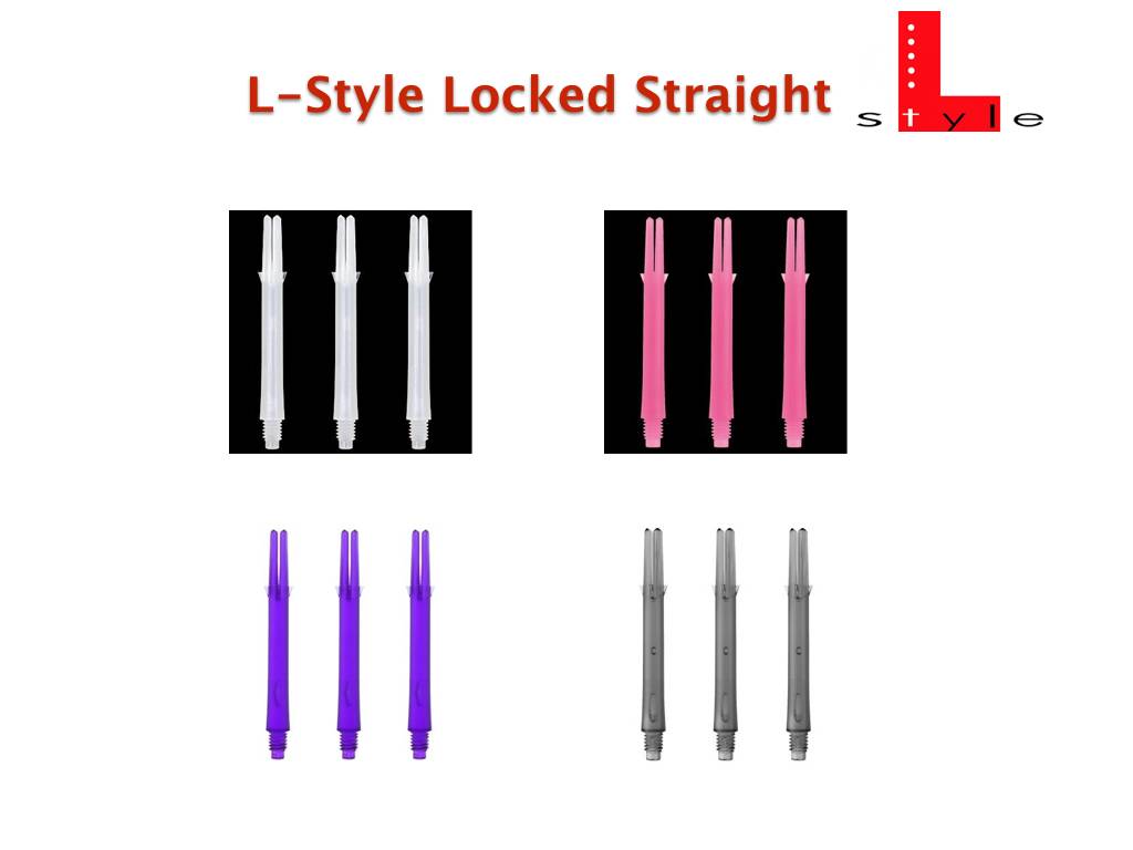 l-style-locked-straightYshsTbEVyqEKU L-Style Dart Schafts Locked Straight inkl. Champagne Rings Shafts