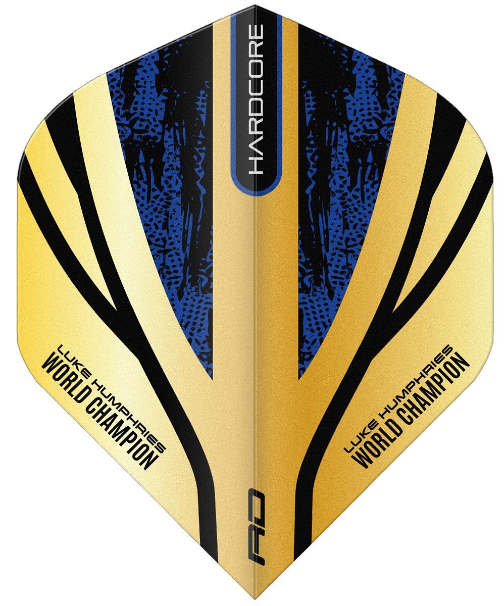 Reddragon Dartflight Gold Hardcore Premium Luke Humphries Standard Flights