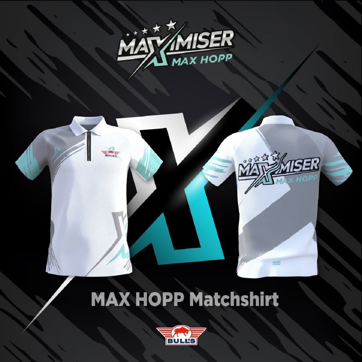 Bull´s NL Max Hopp Matchshirt S - 3XL Dartshirt Bull´s NL Max Hopp Matchshirt S - 3XL Dartshirt