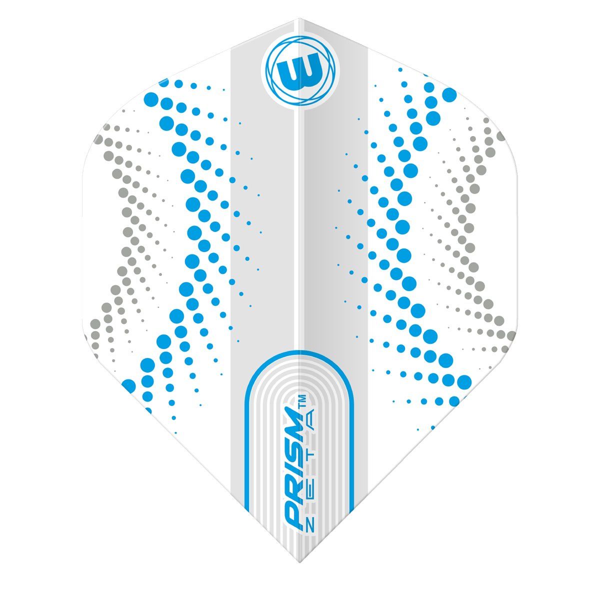 WINMAU - Prism Zeta Slim Grijs Dartvluchten - 1 set per pakket (3