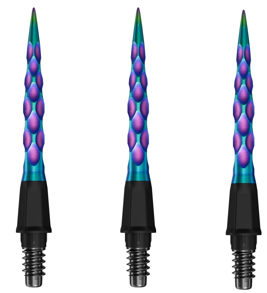 Cuesoul OTO Conversion Points Snake Scales Multi Color No.5 Schraubspitzen Tips