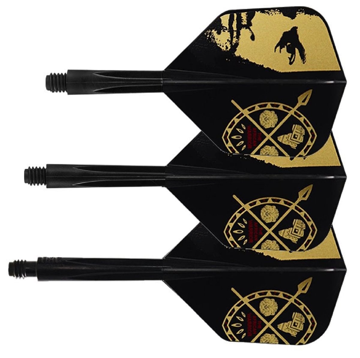 Condor Dart Flights Shafts AXE Devon Petersen I3 Black Shape No6