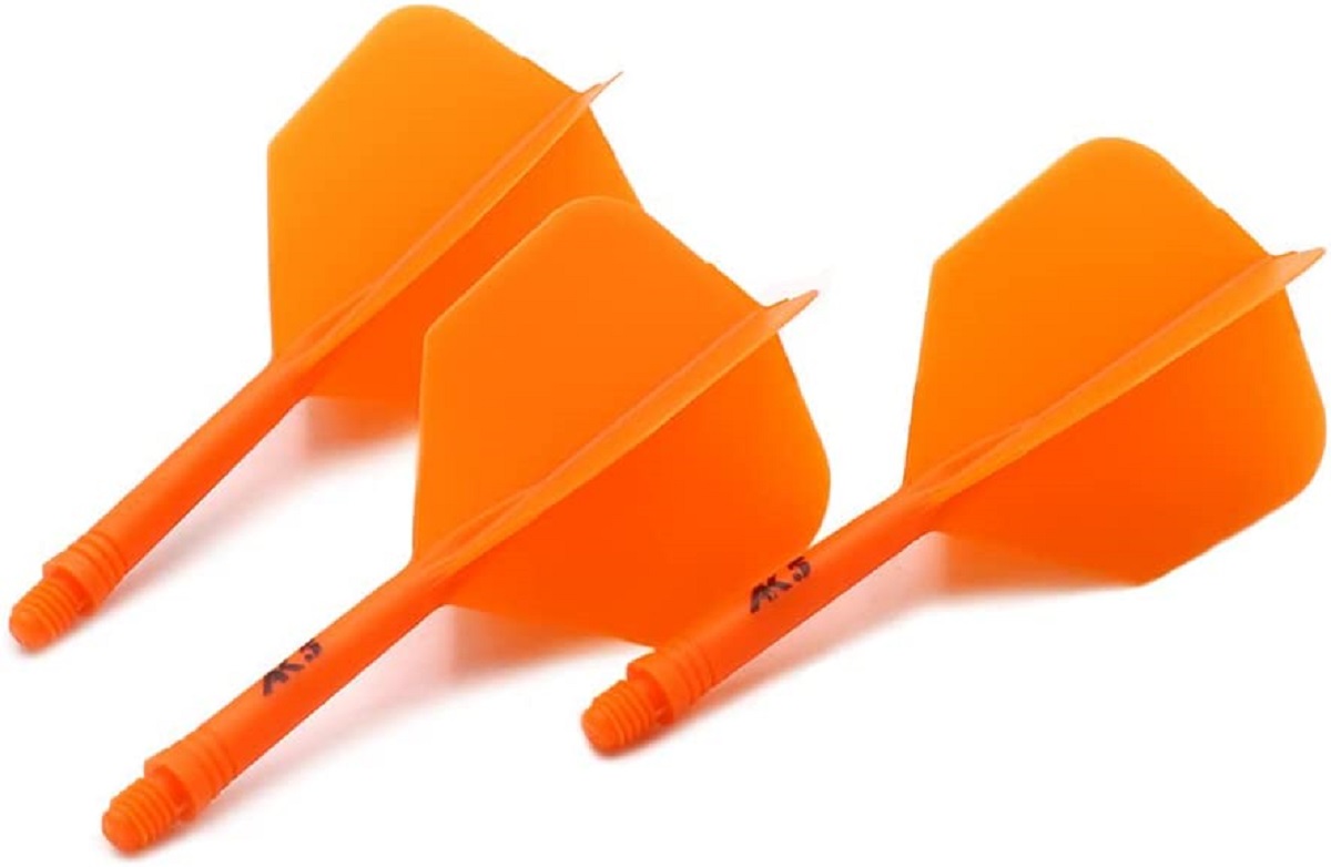 Cuesoul Dart Flight/Shaft AK5 Orange Big Wing Flights L=Medium CSAK