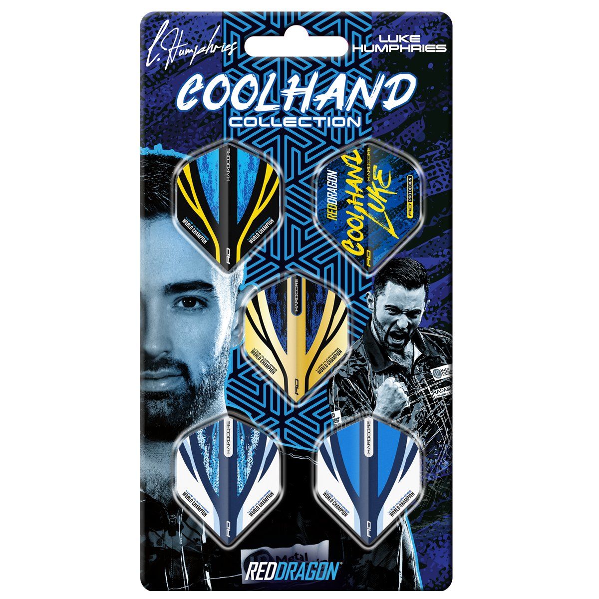 Reddragon Luke Humphries Dart Flight Collection Standard Flights