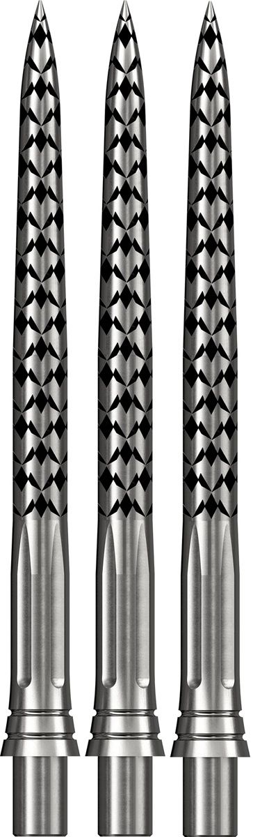 Mission EVO Point Mission Logo Silber/Schwarz 26/32/38 mm EVO-System Wechselspitzen