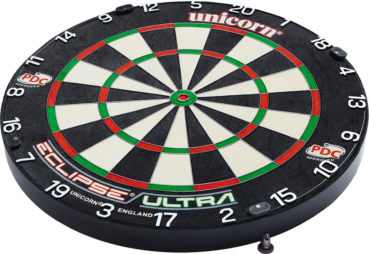 Unicorn Eclipse Ultra Official PDC Bristle Dart Board Scheibe Bristle Board Unicorn Eclipse Ultra Official PDC Bristle Dart Board Scheibe Bristle Board