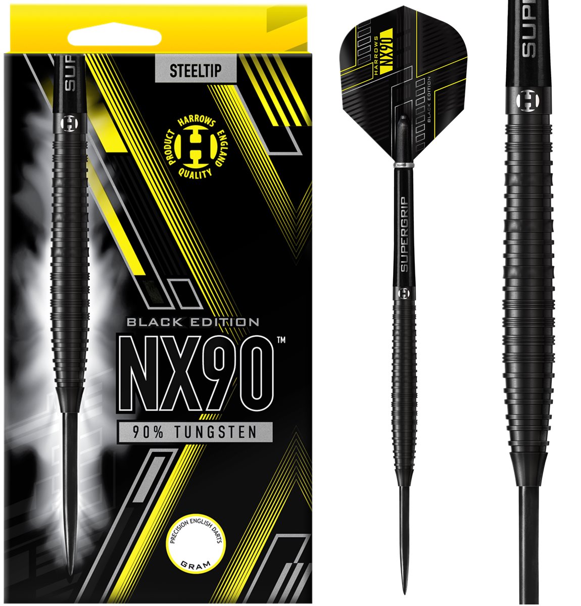 Harrows NX90 Black Edition 90% Steeldarts 21/22/23/24/25/26 Gramm Steeldarts