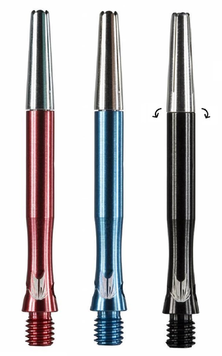 Target Top Spin S Line Alu Shaft Spinning Schwarz Blau Rot Shafts TA146350M