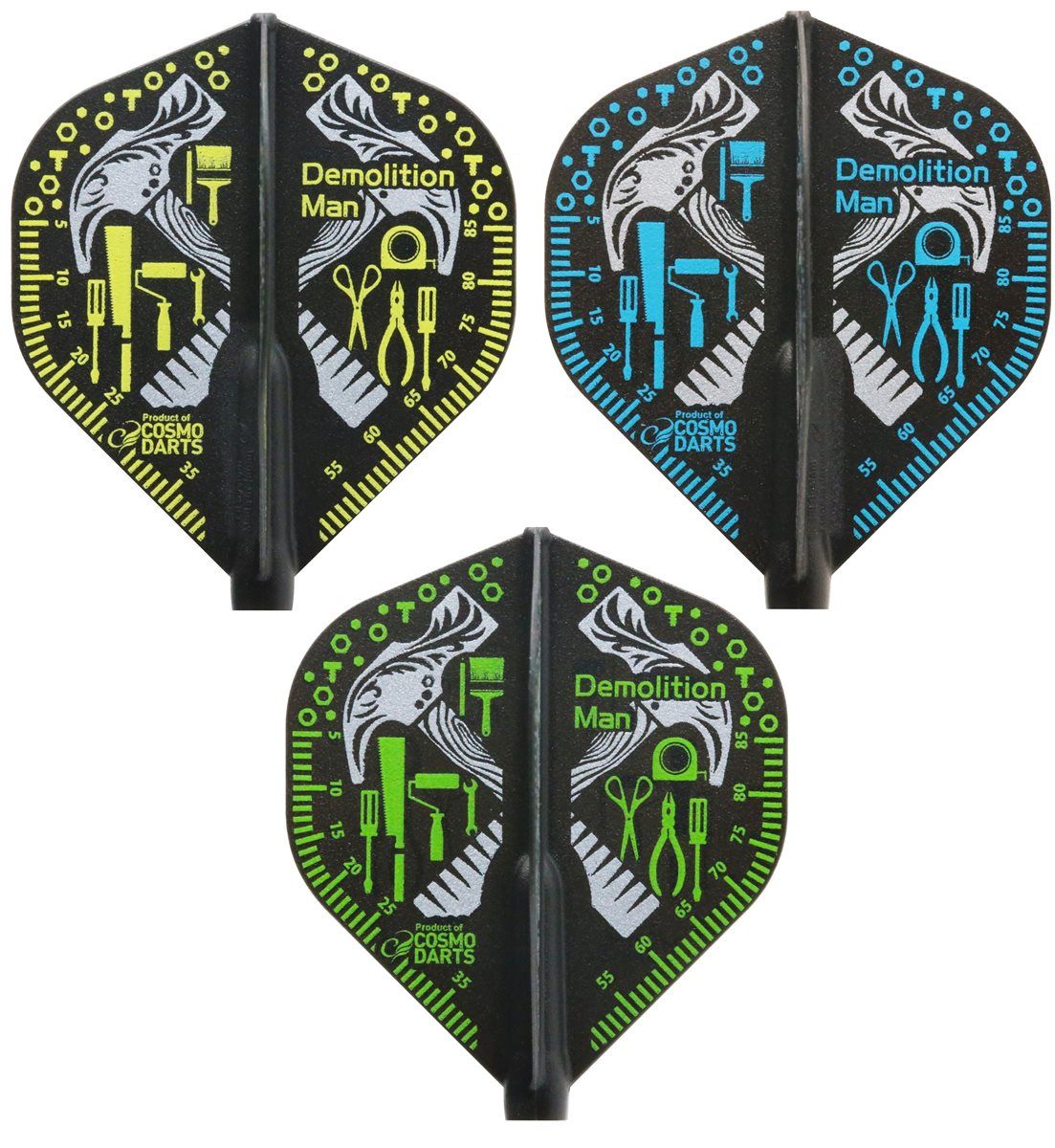 Cosmo Darts Fit Flights Darren Webster 3 Standard Flights