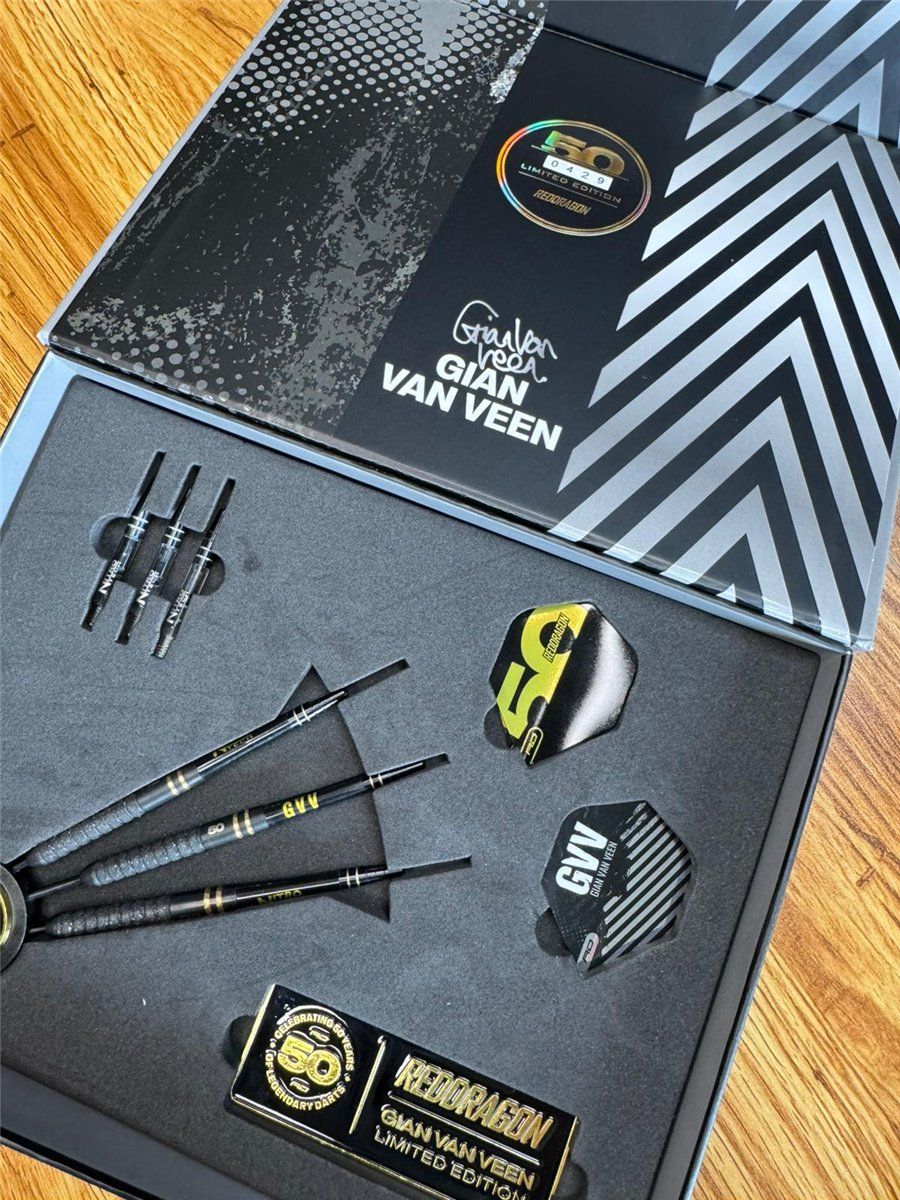 Reddragon Gian van Veen 50 Years Limited Edition 90% Steeldarts 21 Gramm  Steeldarts