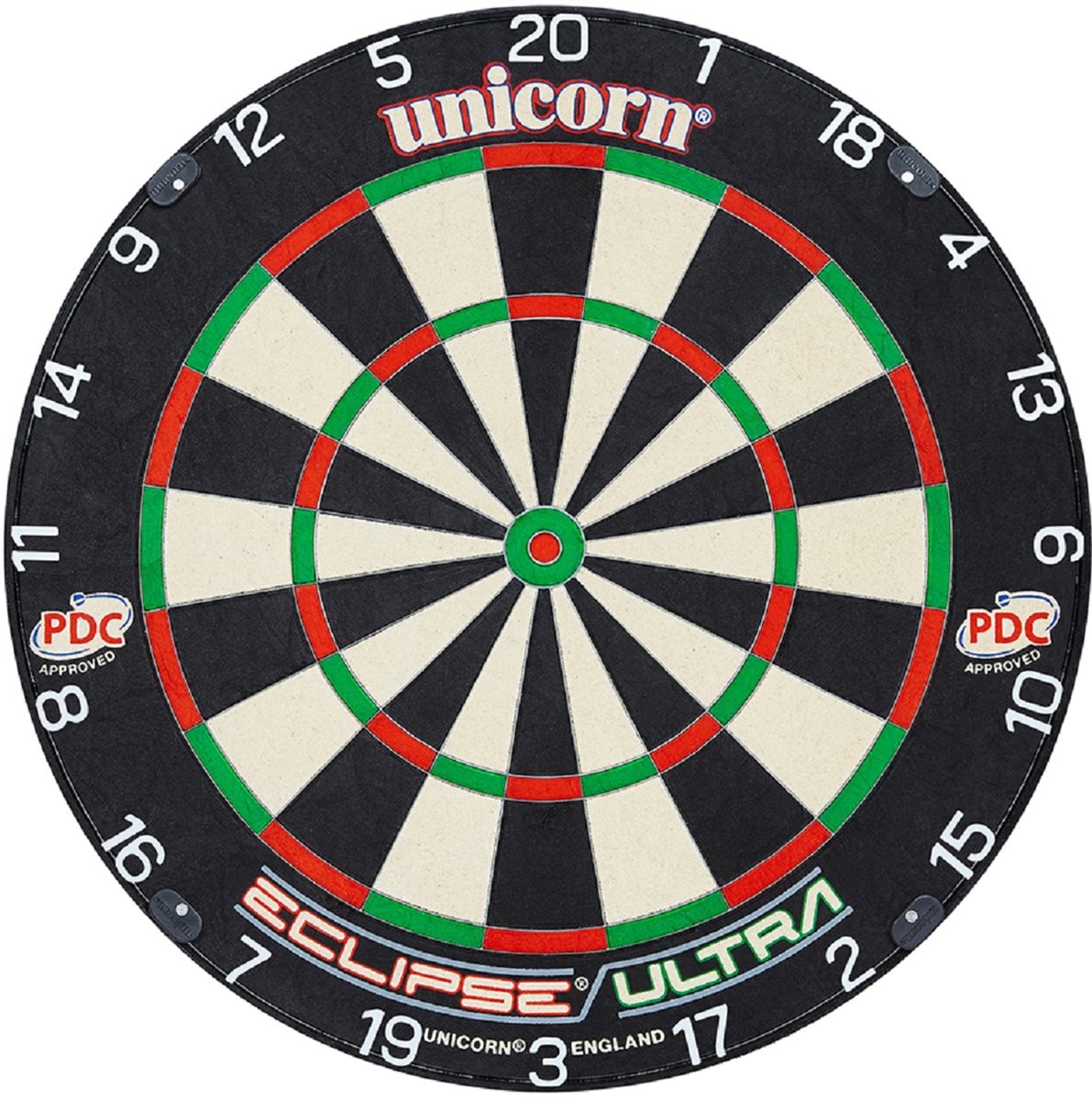 Unicorn Eclipse Ultra Official PDC Bristle Dart Board Scheibe Bristle Board Unicorn Eclipse Ultra Official PDC Bristle Dart Board Scheibe Bristle Board
