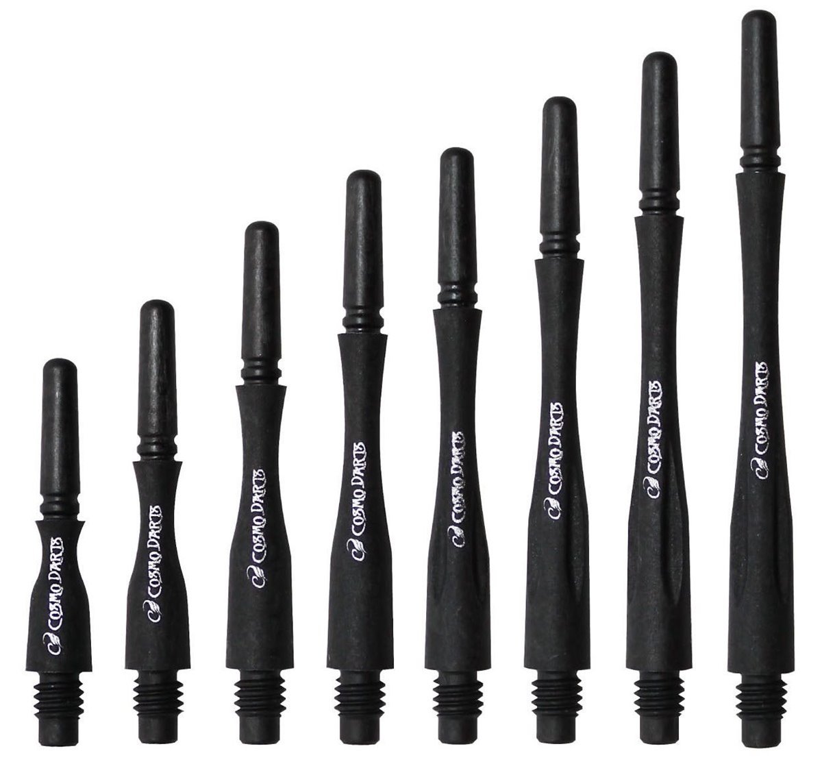 Cosmo Darts Carbon Fit Shafts Hybrid Locked Shafts 18 mm FSC131383