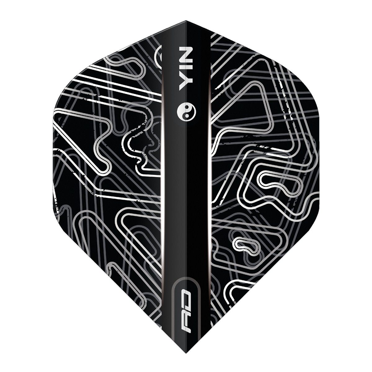 Reddragon Hardcore Yin Yang White & Black Dart Flights Standard Flights