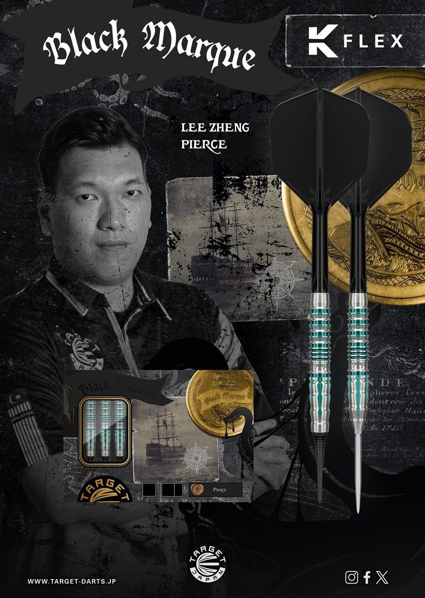 Target Black Marque Pierce 90% 2BA Softdarts 18,5 Gramm Softdarts