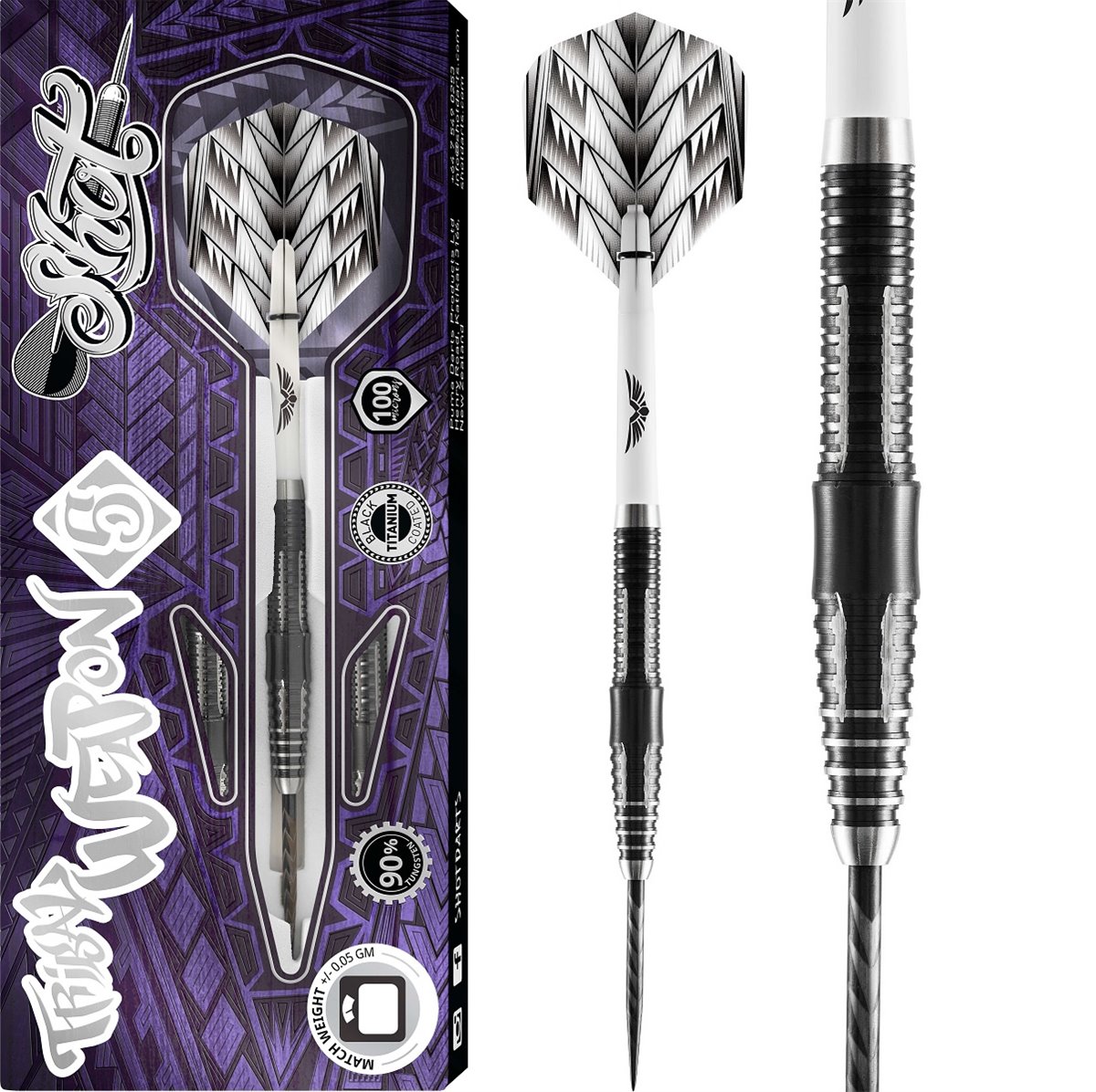 Shot! Tribal Weapon 5 90% Tungsten 22, 23, 24, 25 g Steel Darts  Steeldarts