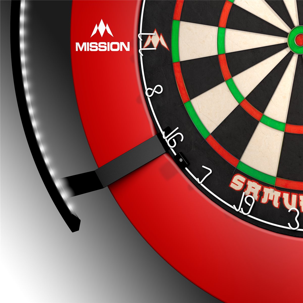 B-Ware/ Retourware Mission Torus 270 Lighting System LED Licht für Dartboards Dartscheiben Boardzubehör B-Ware/ Retourware Mission Torus 270 Lighting System LED Licht für Dartboards Dartscheiben Boardzubehör