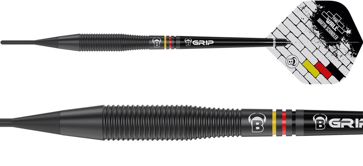 Bull´s Brass Martin Schindler Black Softdarts 18 Gram Softdarts