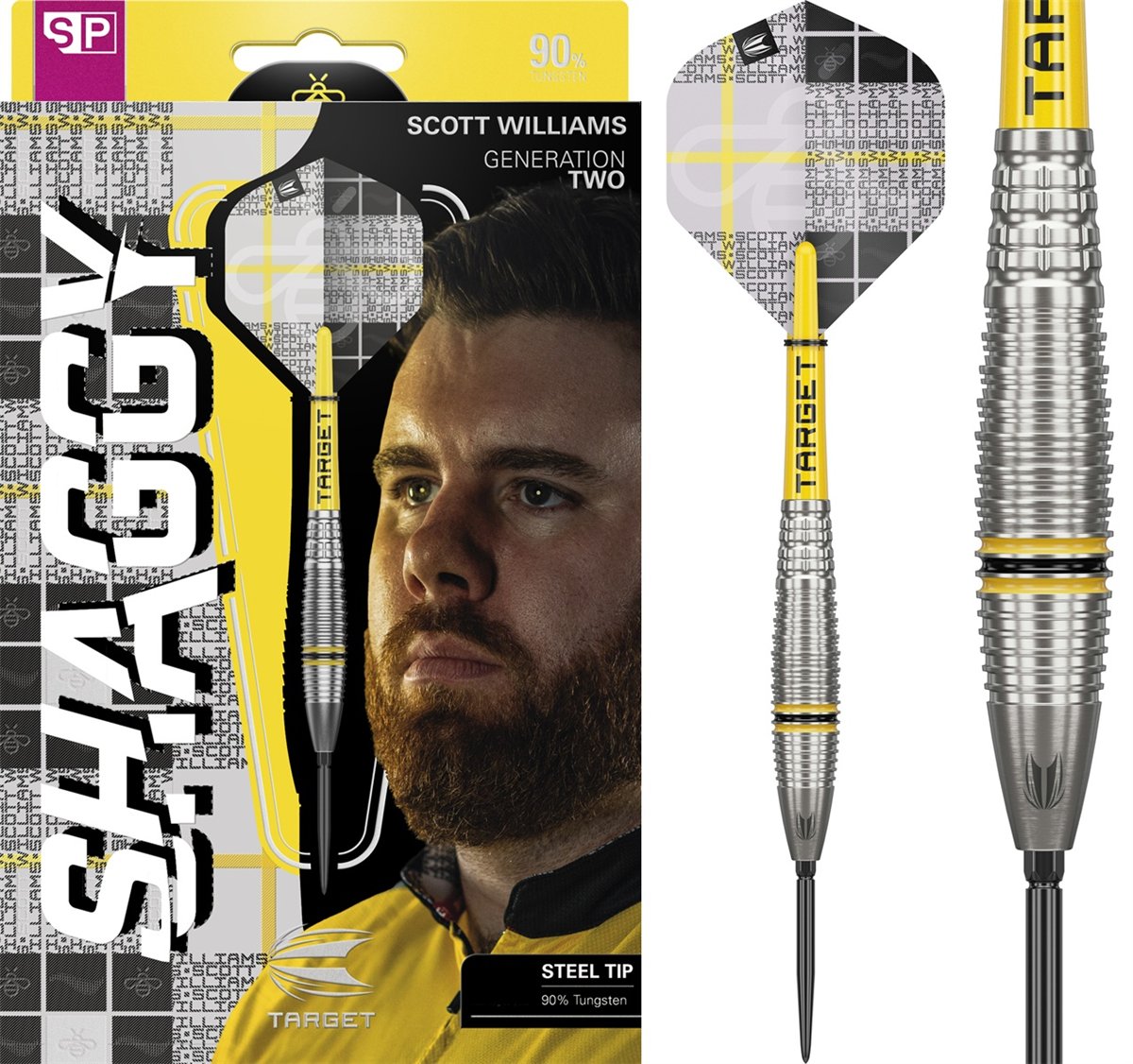 Target Scott Williams G2 90% SP Steeldarts 23/25 Gramm Steeldarts
