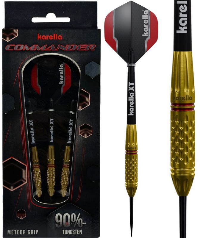 Karella Commander Gold Steeldarts 22/24 Gramm Steeldarts