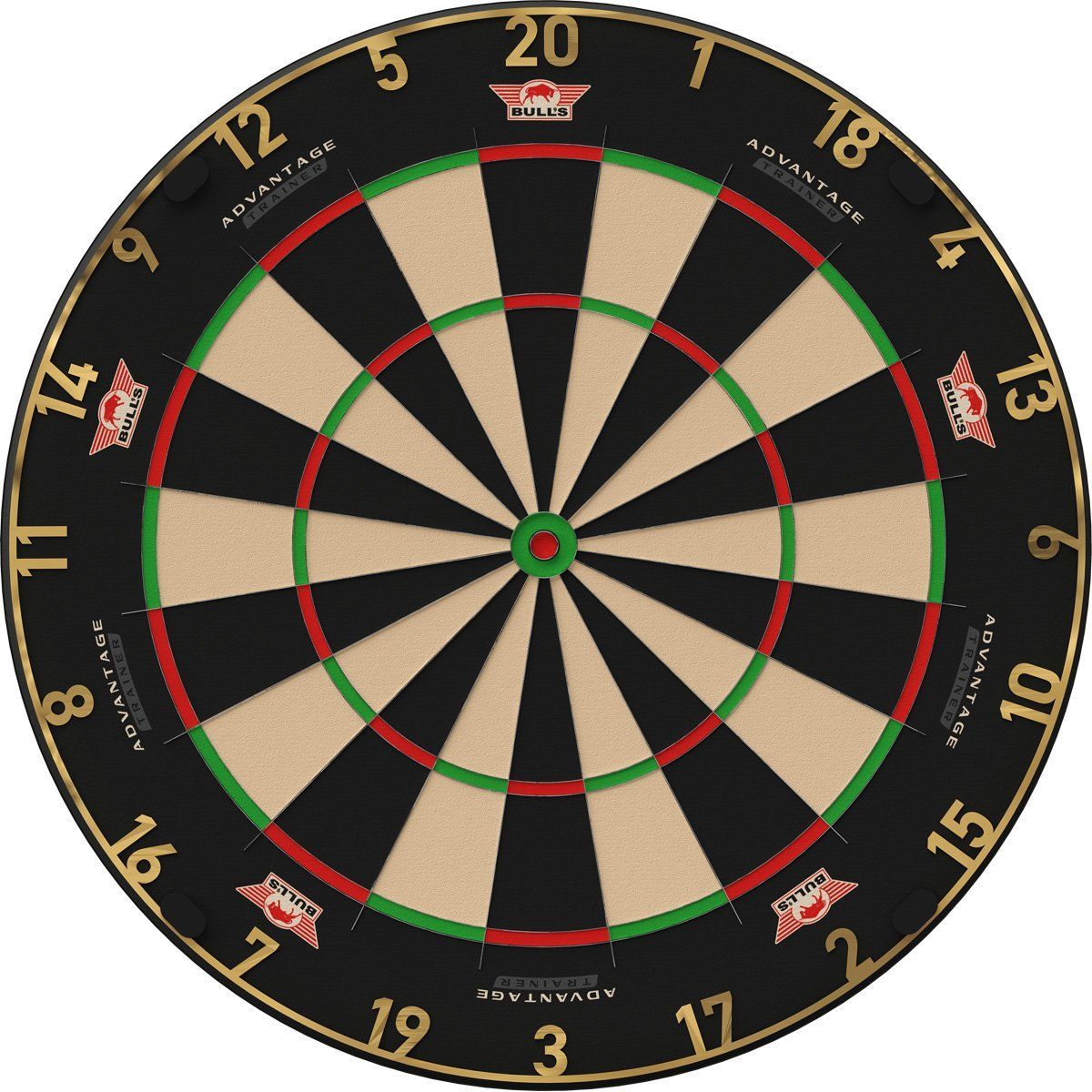 Bull's NL Gold Advantage 8 Trainer Board Dartboard Bristle Board