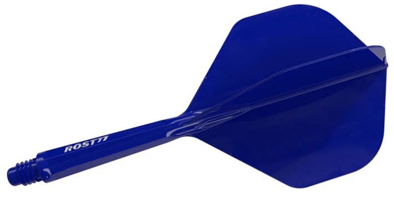 Cuesoul aletta per freccette/Asta ROST 77 Blu standard grande Flights