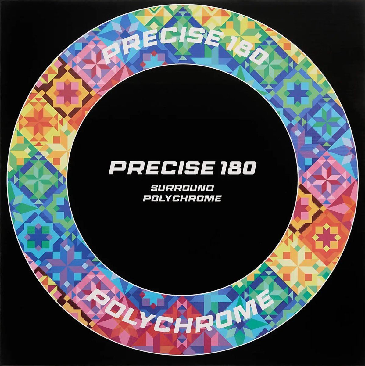 Precise 180 Polychrome Dartboard Surround – Protezione da parete per bersagli Steeldart Auffangring