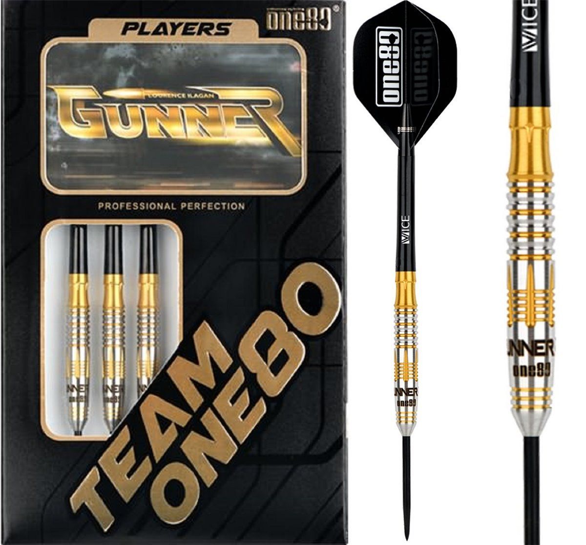 one80 Lourence Ilagan "Gunner" Omega 1 Steeldarts 22 Gramm Steeldarts
