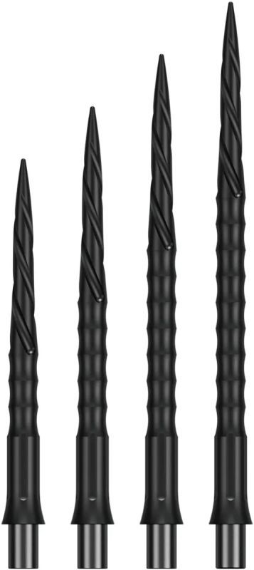 Precise180 EVO Steeldartspitze Gunmetal Spiro 28/32/36/40 mm Wechselspitzen