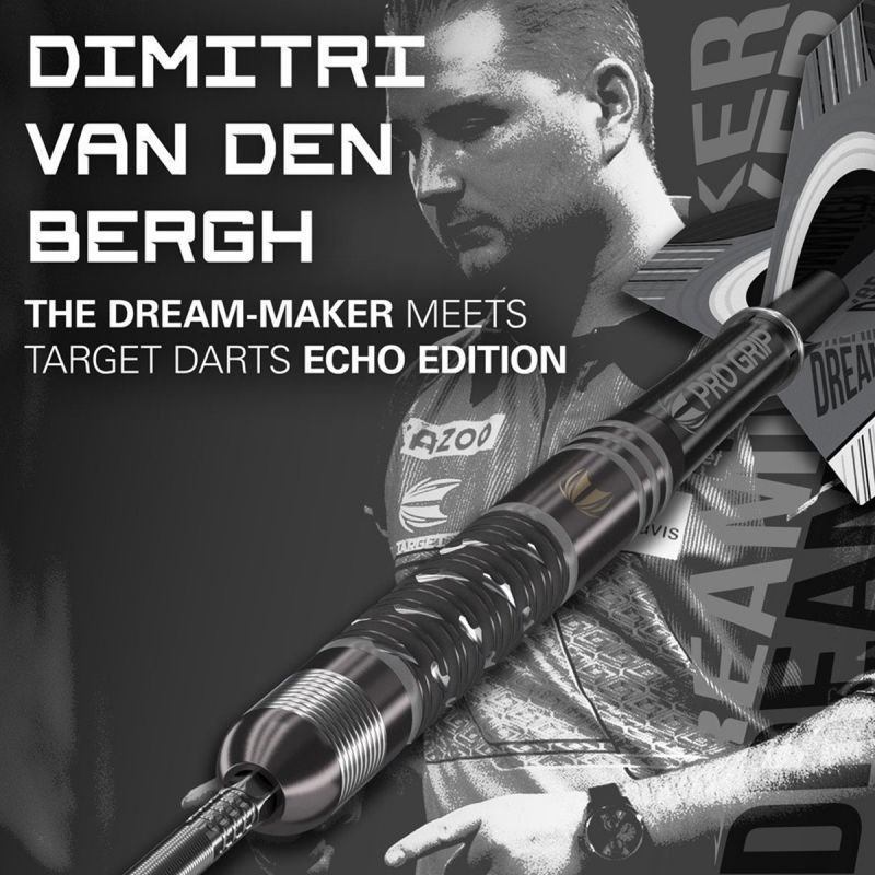Target Dimitri van den Bergh Echo 90% SP Steeldarts 22/23/24 Gram Steeldarts