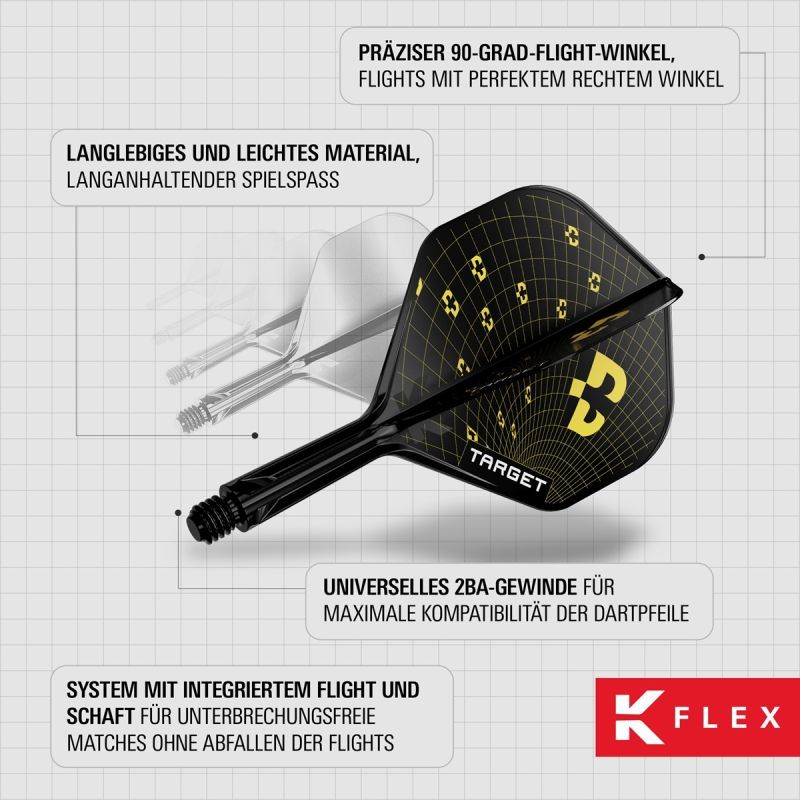 Target K-Flex Bolide Shaft/Flight System Standart No2 Shafts