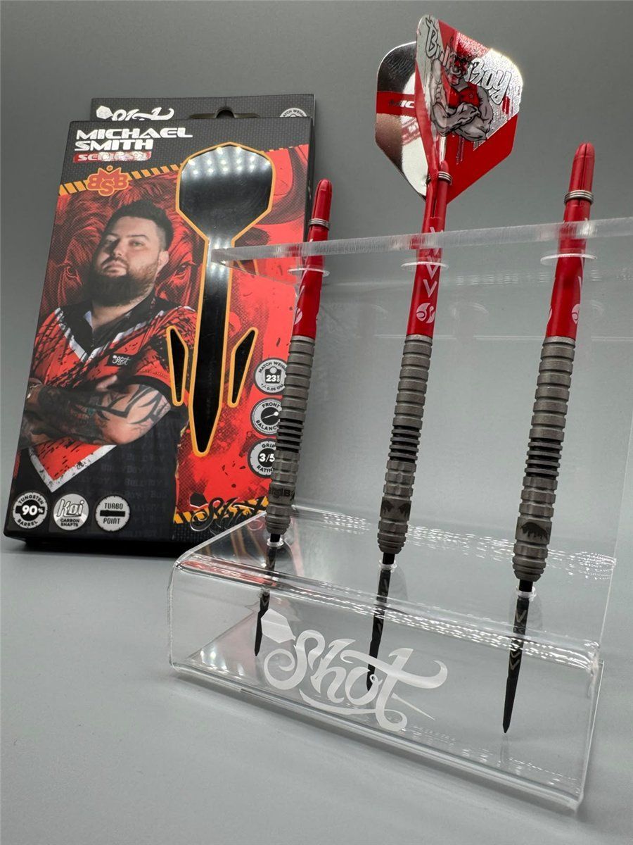 Shot! Michael Smith S2 TP 90% Steeldart 22/23/24/25 Gram Steeldarts
