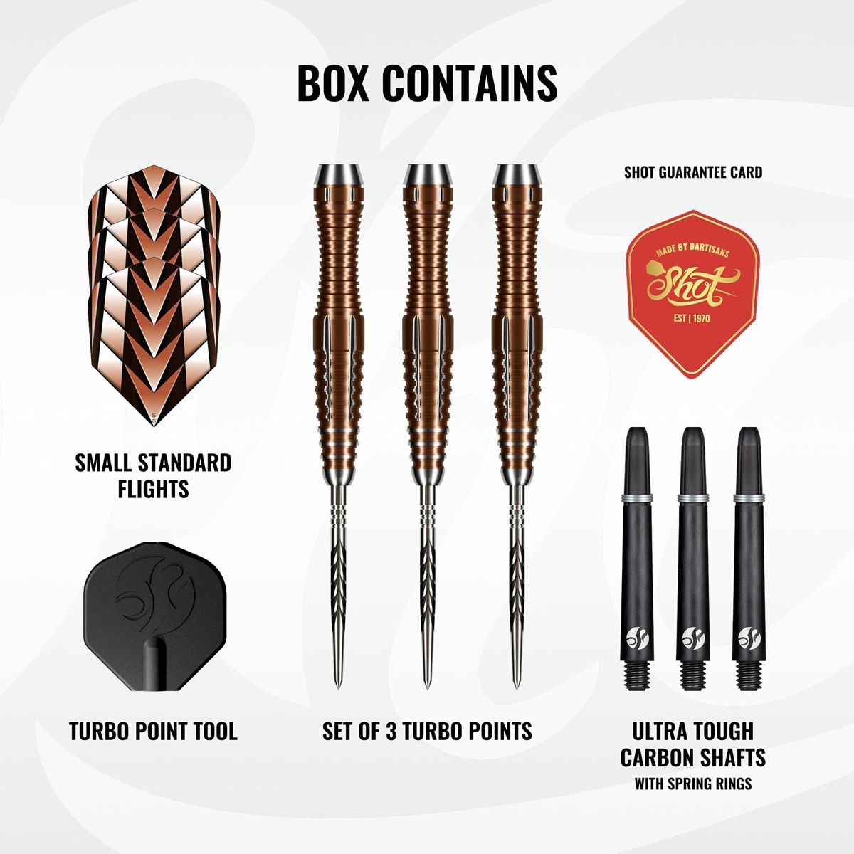 Shot! Tribal Weapon 1 TP 90% Steeldart 23/25 Gramm Steeldarts