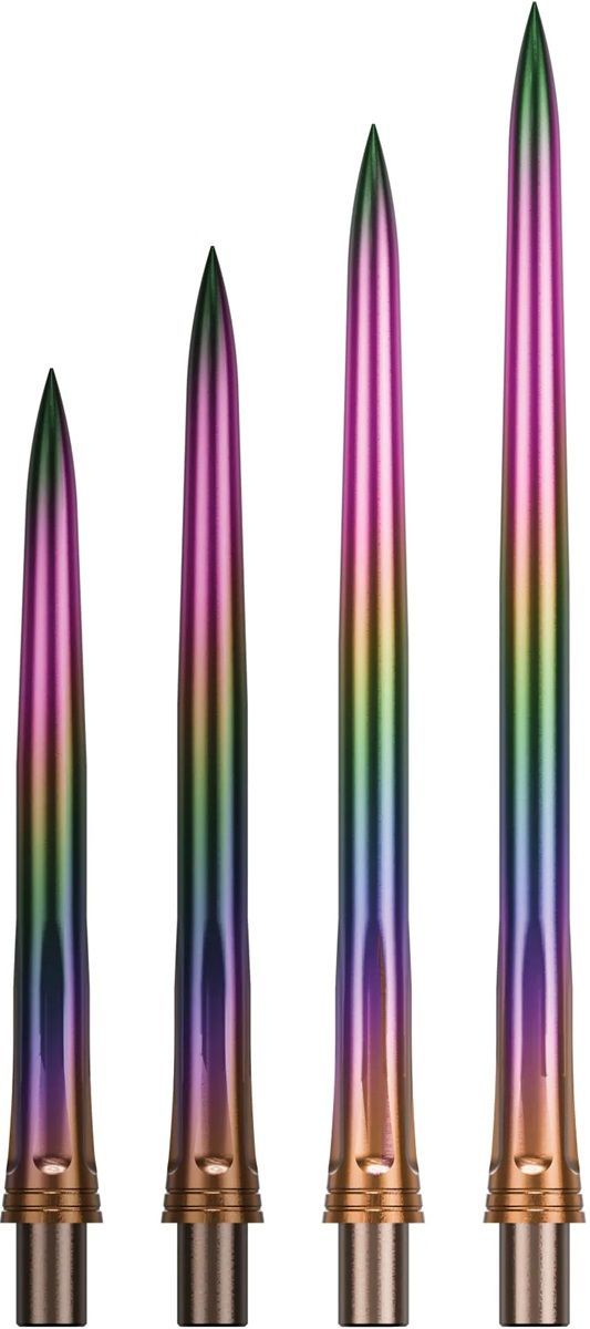Precise180 EVO Steeldartspitze Rainbow 28/32/36/40 mm Wechselspitzen