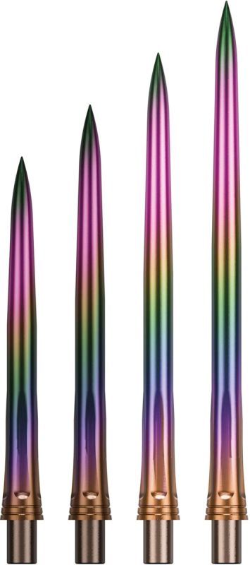 Precise180 EVO Steeldartspitze Rainbow 28/32/36/40 mm Wechselspitzen