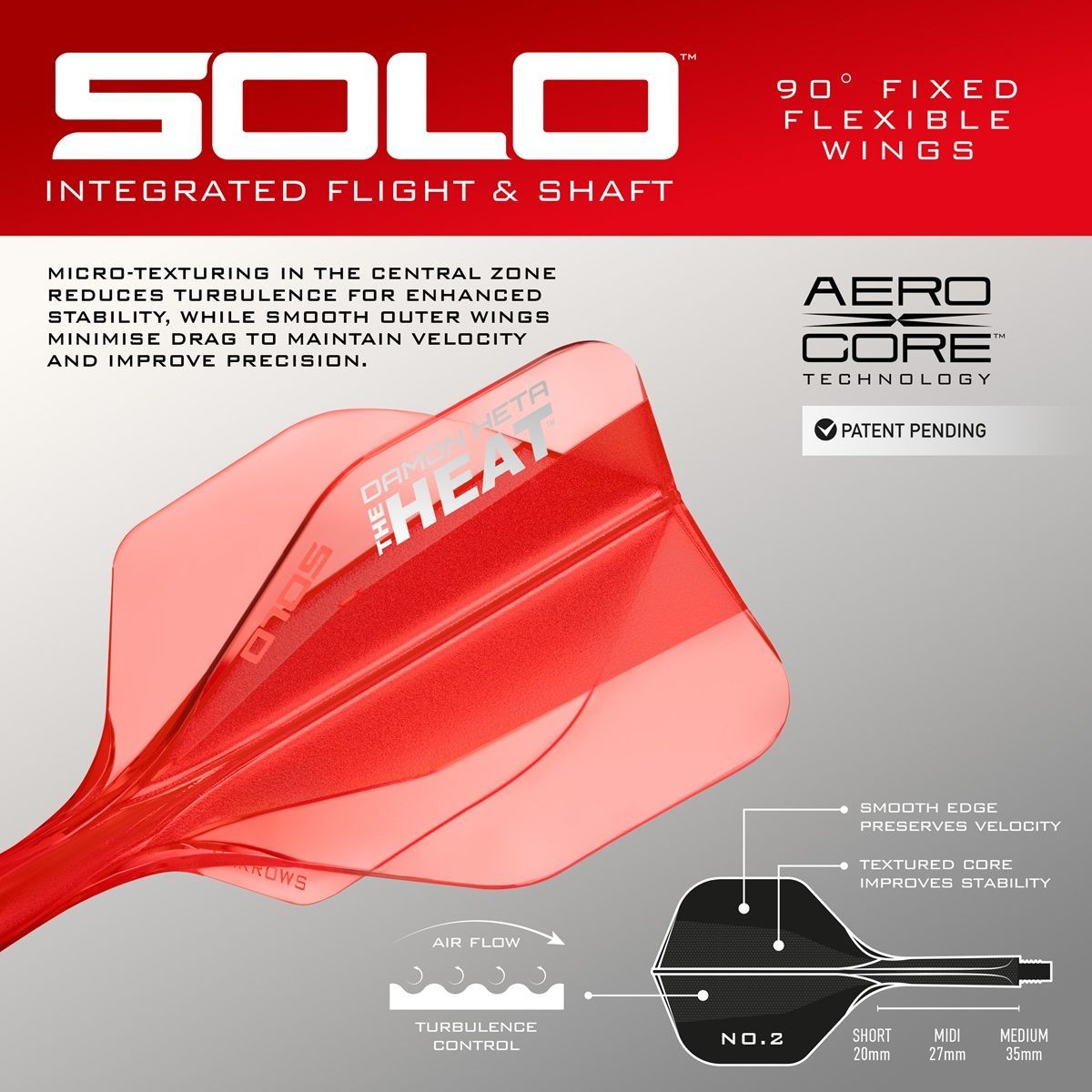 Harrows Damon Heta GEO 90% Softdarts 18 Gram Softdarts