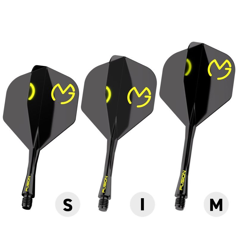 Winmau Fusion Integrated Flight & Shaft System MvG Pac Man Standard Shafts