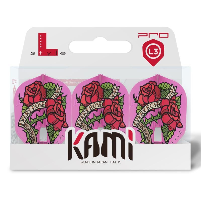 L-Style Champagne Flights Pro Kami Signature Lisa Ashton V1 Pink L3 Shape Flights