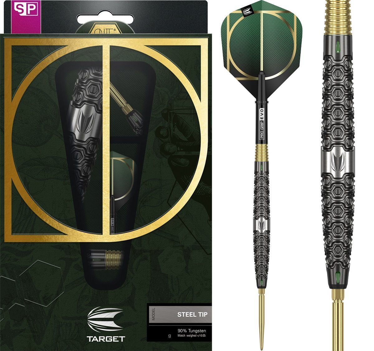 Target CULT SP01 Steeldart 21/23 Grammes Steeldarts