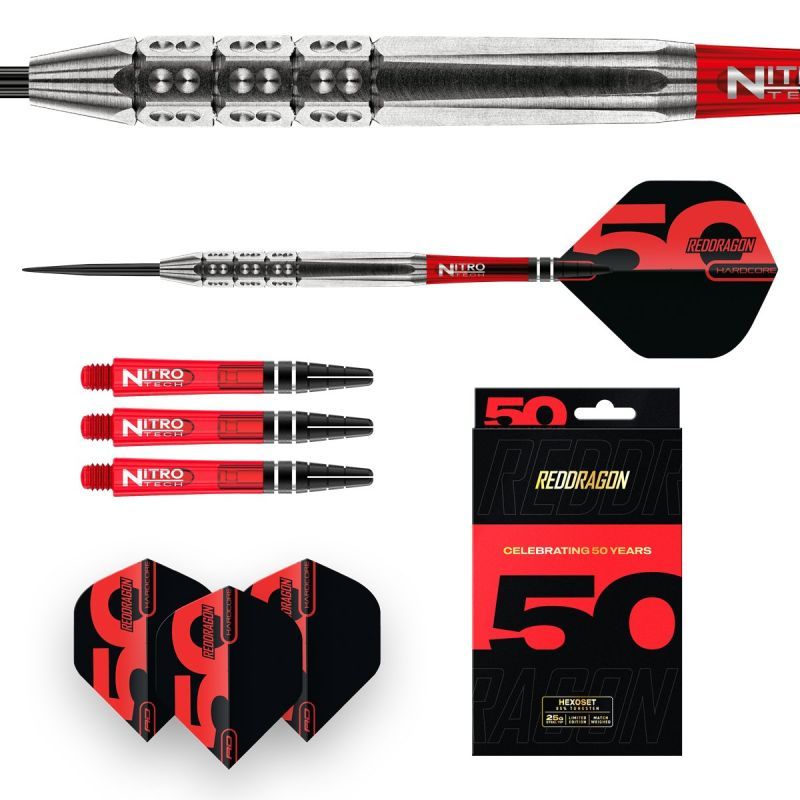Reddragon Hexoset 3 85% Steeldarts 25 Gramm Steeldarts