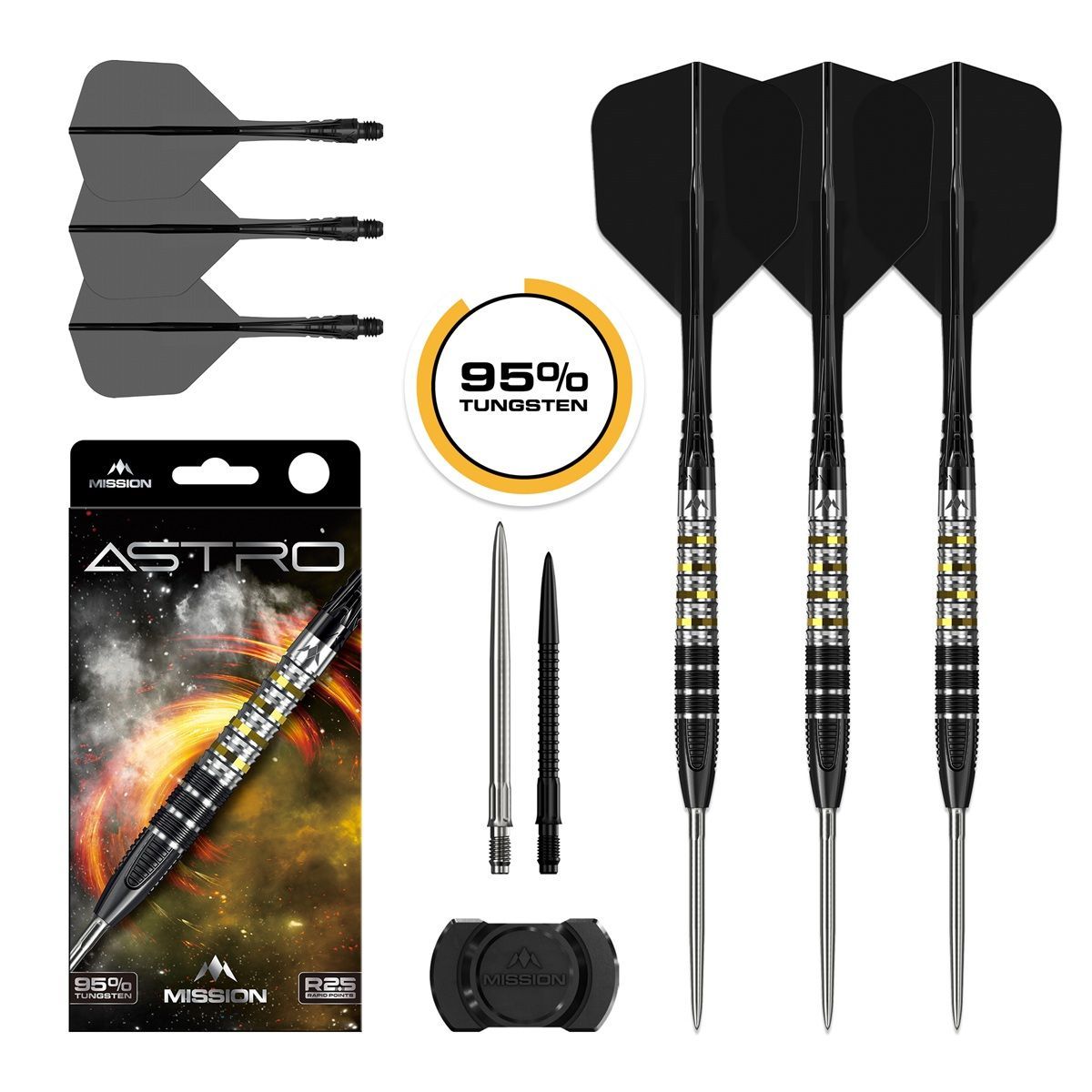 Mission Astro RP 95% Steeldarts 22/24 Gram Steeldarts