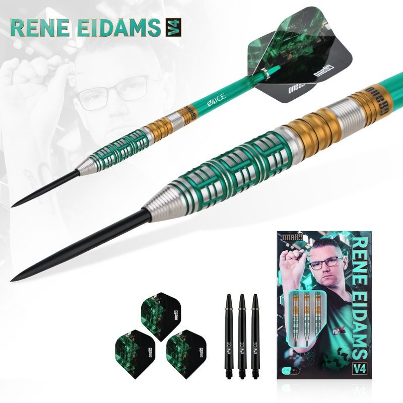 ONE80 René Eidams V4 Steeldarts 22/24 Gramm Steeldarts