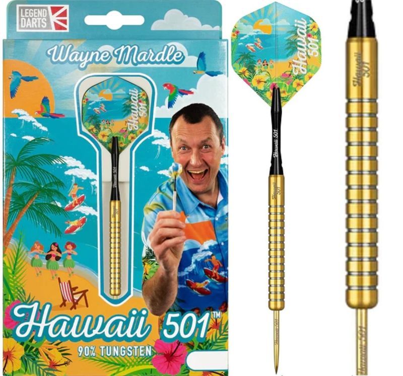 Legend Darts Wayne Mardle Hawai 501 Gold Steeldarts 20/21/22/23/24/25/26 Gramm Steeldarts